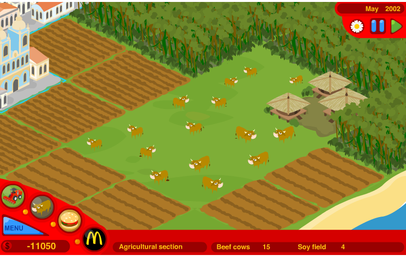 mcdonald flash game