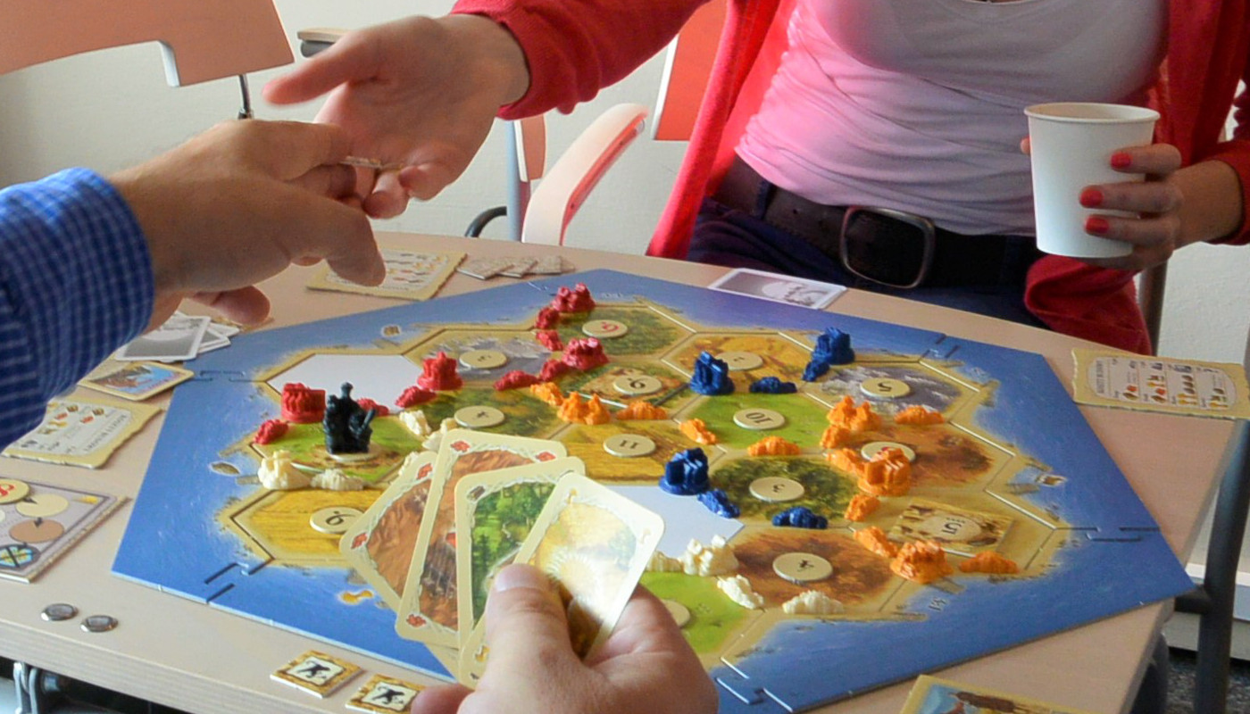 Catan: Oil Springs present many interesting interactions.